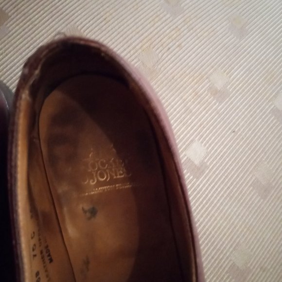 Dapper, Dark-Academia, Vintage Women's Red Loafers - Picture 6 of 7